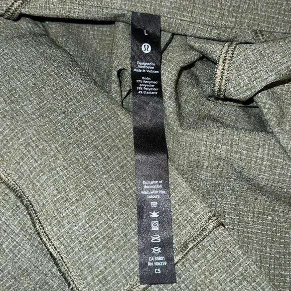 NWOT Lululemon Airing Easy Overshirt Heathered Medium Olive Size Large